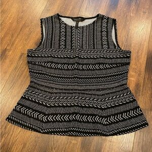 BCBG Max Azria peplum style top size small